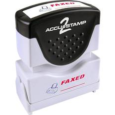Blue Shipping, Packing & Mailing Supplies Accustamp2 Faxed Shutter Stamp with Microban Protection
