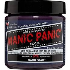 Grå Toninger Manic Panic Classic High Voltage Hair Color Semi-Permanent Hair Color Cream Dark Star 4