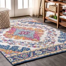 Carpets & Rugs Jonathan Y Bohemian Flair Boho Vintage Medallion White, Beige, Purple, Multicolor, Red, Blue 48x72"