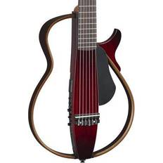 Yamaha Acoustic Guitars Yamaha Nylon String Silent Guitar Dark Red Burst