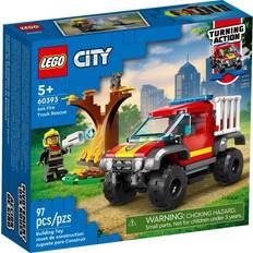 Lego Feuerwehrleute Spielzeuge Lego City 4x4 Fire Truck Rescue 60393
