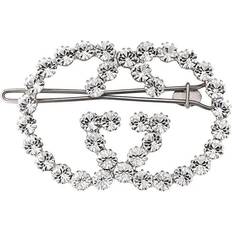 Gucci GG crystal-embellished hair clip - women