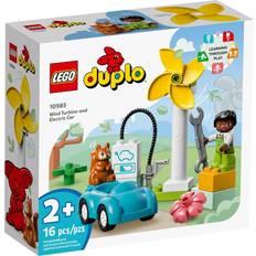 Plastikspielzeug Duplo Lego Duplo Wind Turbine & Electric Car 10985