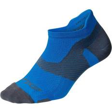Klær 2XU Vectr Light Cushion No Show Sock - Vibrant Blue/Grey
