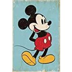 Barnerom Disney Poster 61X91 - Mouse Retro