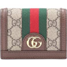 Gucci Wallets Gucci Ophidia GG Card Case Wallet - Brown