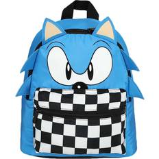 Decorative 3D Sonic Mini Backpack Black/Blue/White One-Size