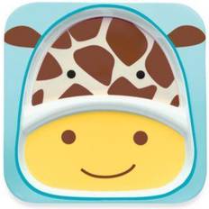 Skip Hop Plates & Bowls Skip Hop *Zoo Melamine Plate In Giraffe Multi Plate