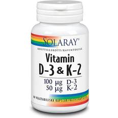 Solaray Vitamin D3 & K2 60 st