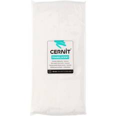 Cernit 500 g Trans Clay, Translucent White