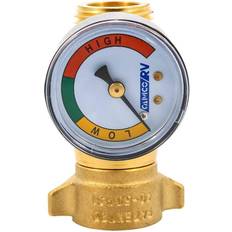 Rain & Wind Gages Camco Brass Water Pressure Regulator with Gauge- Helps Protect City