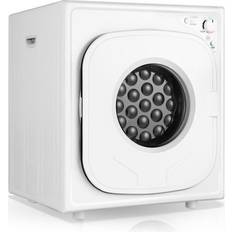 Tumble Dryers Costway 1500W Compact Laundry Dryer with Touch Panel-White