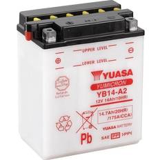 Yuasa Batterier Batterier & Ladere Yuasa YB14-A2 Motorcykelbatteri 12 V 14 Ah
