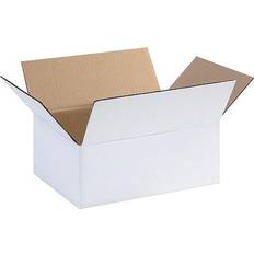 11.75" x 8.75" x 4.75" Shipping Boxes, 32 ECT, White, 25/Bundle (1184SCW) White