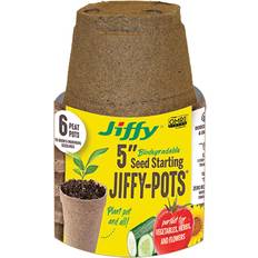 Shipping, Packing & Mailing Supplies Jiffy 6 Count 5" Round Peat Pots