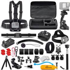 Gopro 9 DiGiNerds 50 Camera Accessory Kit Compatible with GoPro Hero11/10/9/8/7/6/5 GoPro Max GoPro Fusion DJI Osmo