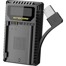 NiteCore Akkuladegeräte Batterien & Akkus NiteCore unk2 dual port usb digital camera battery charger nikon batteries enel15