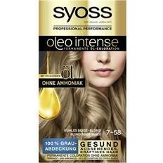 Syoss Haarfarben & Farbbehandlungen Syoss Colours Oleo Intense 7-58 Kühles Beige-Blond Stufe 3 Oil