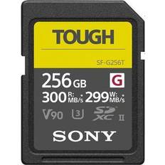 256 GB - SDXC Memory Cards & USB Flash Drives Sony TOUGH SF-G256T SDXC Class 10 UHS-II U3 V90 300/299MB/s 256GB