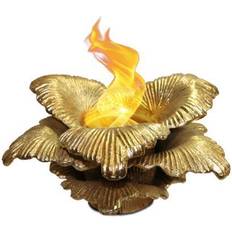 Gold Ethanol Fireplaces Chatsworth Table Top Gel Fuel Fireplace in Gold Gold