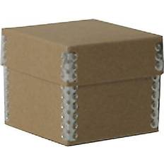 Jam Paper Corrugated Boxes Jam Paper Nesting Boxes, 3 1/4 x 3 1/4 x 2 3/4, Natural Brown Kraft, Box Natural Kraft