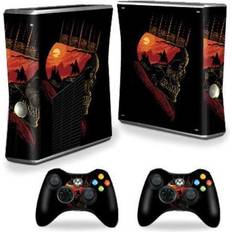Xbox 360 Batteries & Charging Stations MightySkins compatible with xbox 360 s console - king nothing protective, durable, and unique vinyl decal wrap cover e
