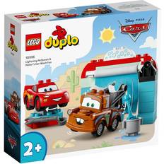 Pixar Cars Building Games Lego Duplo Disney Pixar Cars Lightning Mcqueen & Maters Car Wash Fun 10996