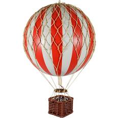 Rattan Beleuchtung Authentic Models Travels Light Balloon Red/White Deckenlampe
