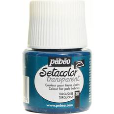 Pebeo Setacolor Transparent Fabric Paint turquoise 45 ml