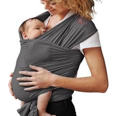 Rygg Bæresjal Moonboon Baby Wrap - XS/S - Stone