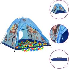 Leketelt vidaXL Children Play Tent Blue 120x120x90 cm