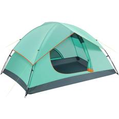 Family tent Camping Ciays Camping Tent 2 Person Waterproof Family Tent with Removable Rainfly and Carry Bag Lightweight Tent with Stakes for Camping Traveling Backpacking Hiking Outdoors(Teal)