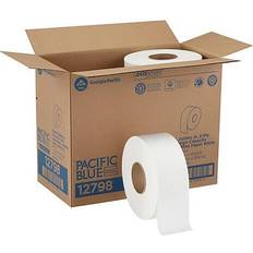 Toilet Papers Pacific Blue Basic Pacific Blue Recycled Jumbo Jr. Toilet Paper, 2-Ply, 1000 ft./Roll, Rolls/Carton 12798