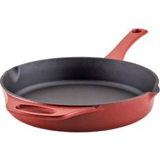 Cast Iron Frying Pans Rachael Ray Premium RUST-RESISTANT Cast Iron Skillet Agave
