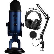 Blue Microphones Yeti USB Microphone (White Mist) with Microphone Stand Bundle
