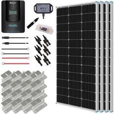 Solar Panels Renogy 400-Watt 12-Volt Off-Grid Solar Premium Kit w/ 4-Piece 100W Monocrystalline Panel and 40A MPPT Rover Charge Controller