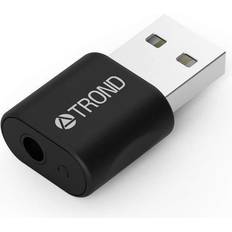 Usb audio adapter TROND External USB Audio Adapter Sound Card with One 3.5mm