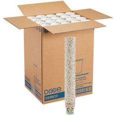 Dixie Pack of (1000) Hot Cups, Paper, 8 oz Coffee Dreams Design Part #DXE5338CD