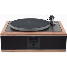 Silver Turntables Andover Audio Andover-One All-In-One Turntable Music System with Pre-Installed Ortofon 2M Silver Cartridge