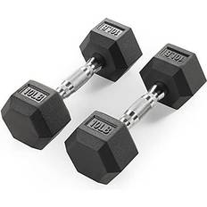 Marcy Dumbbells Marcy 20 lb Rubber Hex Dumbbells (Pairs)
