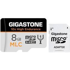 Memory Cards & USB Flash Drives Gigastone [10x High Endurance] Industrial 8GB MLC Micro SD Card, Full HD Video Recording, Security Cam, Dash Cam, Surveillance Compatible 85MB/s