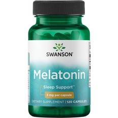 Swanson Supplements Swanson Premium Melatonin Supplement Vitamin 3 mg