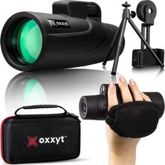 Oxxyt Monocular Telescope 12X50 with EVA Case BAK4 Prism FMC Lens Perfect for Outdoor Bird Watching Monocular Telescope for Smartphone with Phone Holder Tripod Monoculars for Adults Hi