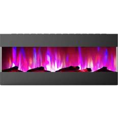 Electric fireplaces wall mounted Recessed wall mounted electric fireplace