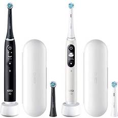 Oral b electric toothbrush 2 pack Oral-B iO Ultimate Clean Rechargeable Toothbrush 2-pack with Travel Cases