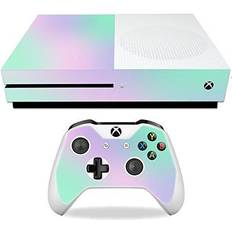 MightySkins Compatible with Microsoft Xbox One S - Cotton Candy Protective, Durable, Vinyl Decal wrap Change