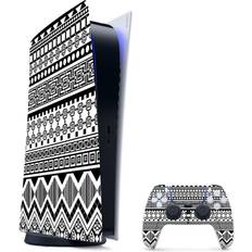 Gaming Accessories MightySkins Compatible with PS5 Playstation 5 Digital Edition Bundle - Black Decal wrap