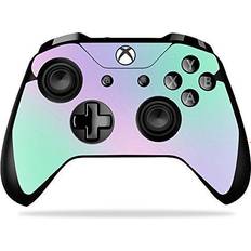 Xbox 360 Controller Grips MightySkins Compatible with Microsoft Xbox One X Controller - Cotton Candy Protective, Durable, Vinyl Decal Wrap