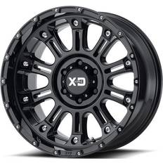 20" - Black Car Rims XD829 Hoss II Wheel, 17x9 with 5 on 5 Bolt Pattern