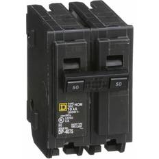 Ground Fault Breakers Square D Homeline 50 Amp 2-Pole Circuit Breaker(HOM250CP)